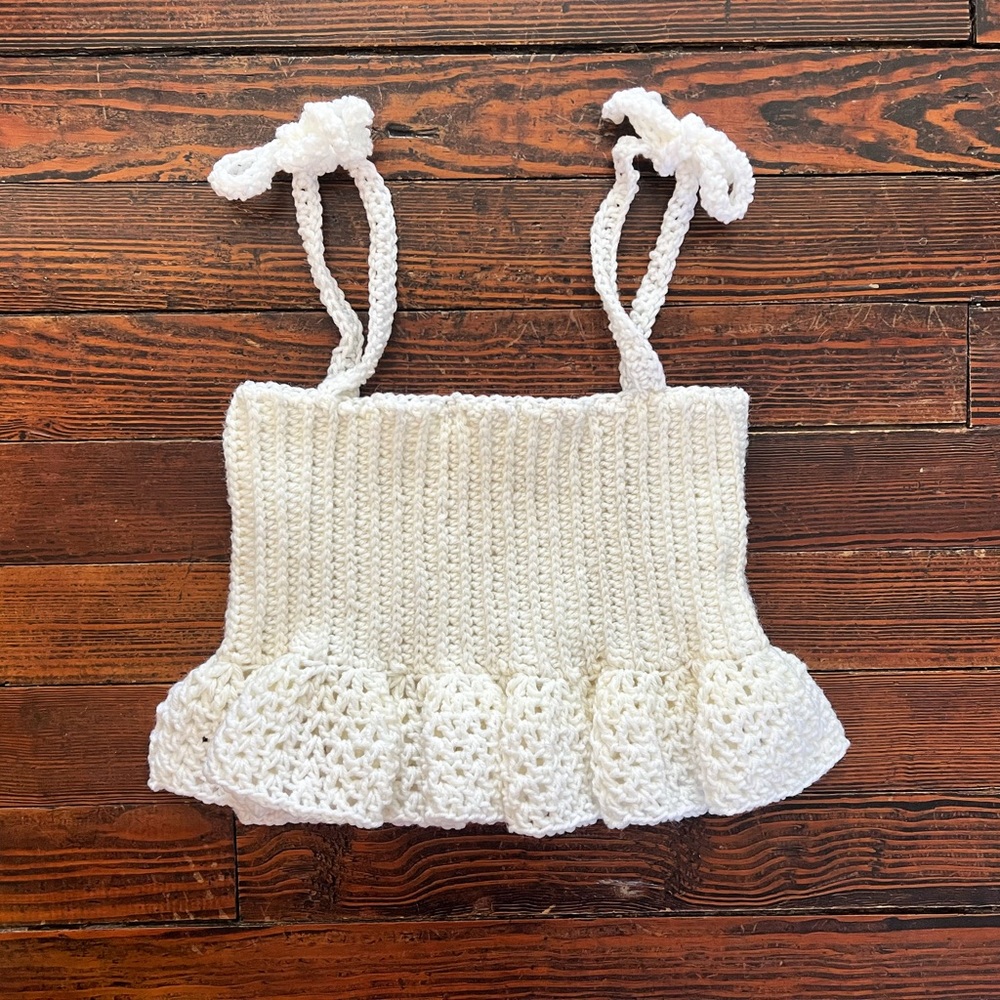 Homemade White Summer Tanktop
